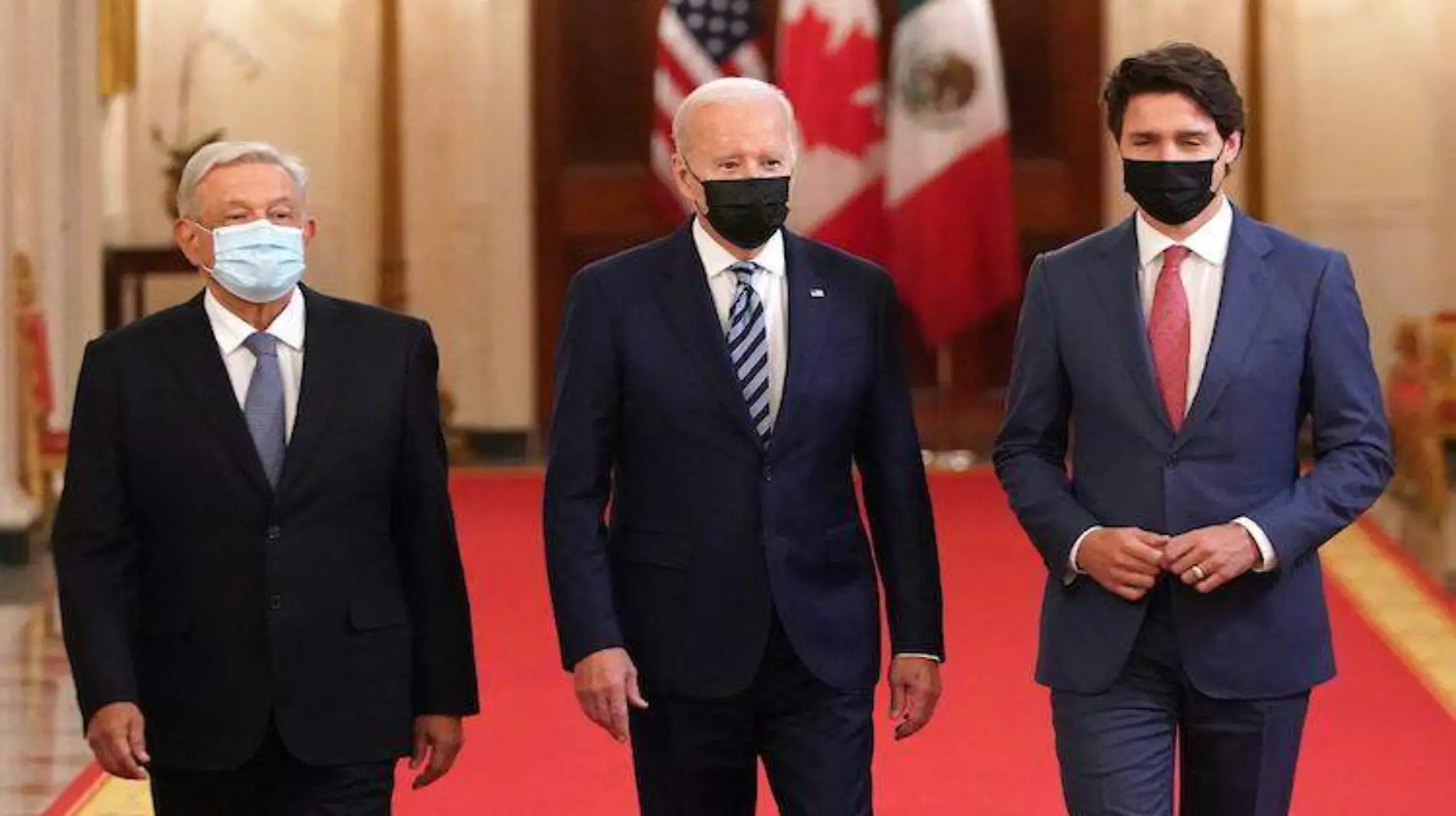 AMLO, Biden y Trudeau dan inicio a la IXCumbre de Líderes de Norteamérica